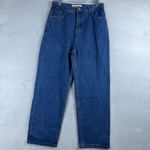 Realtakai Denim Jeans Straight Leg High Rise Classic Blue Women's Size Large